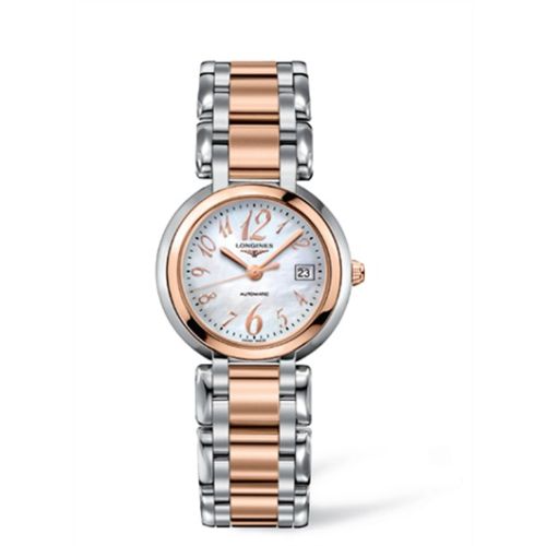 Longines PrimaLuna Automatic 30 Two Tone Pink Funky MOP L8.113.5.83.6