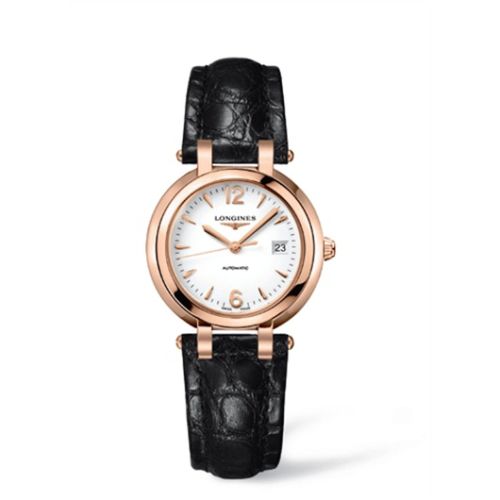 Longines PrimaLuna Automatic 30 Pink Gold Leather Arabic L8.113.8.16.2