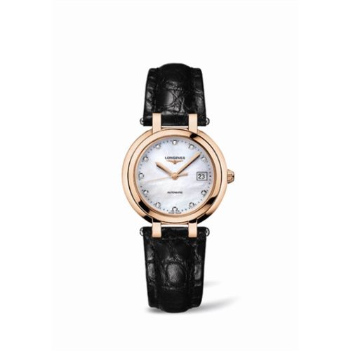 Longines PrimaLuna Automatic 30 Pink Gold Leather MOP L8.113.8.87.2