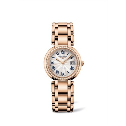 Longines PrimaLuna Automatic 30 Pink Gold Diamond L8.113.9.78.6