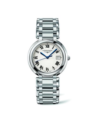 Longines PrimaLuna Quartz 34 Stainless Steel / Silver - Roman / Bracelet L8.114.4.71.6