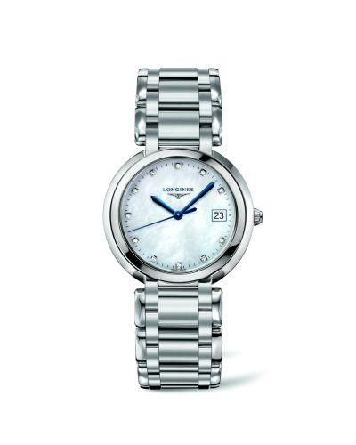 Longines PrimaLuna Quartz 34 Stainless Steel / MOP / Bracelet L8.114.4.87.6