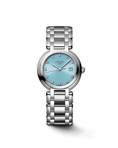 Longines PrimaLuna Quartz 30 Stainless Steel / Blue / Bracelet L8.122.4.90.6