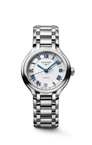 Longines PrimaLuna 34 Automatic Stainless Steel / Silver / Bracelet L8.124.4.71.6