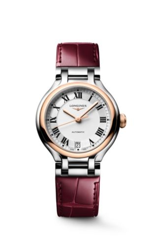 Longines PrimaLuna 34 Automatic Stainless Steel - Red Gold / Silver L8.124.5.71.2