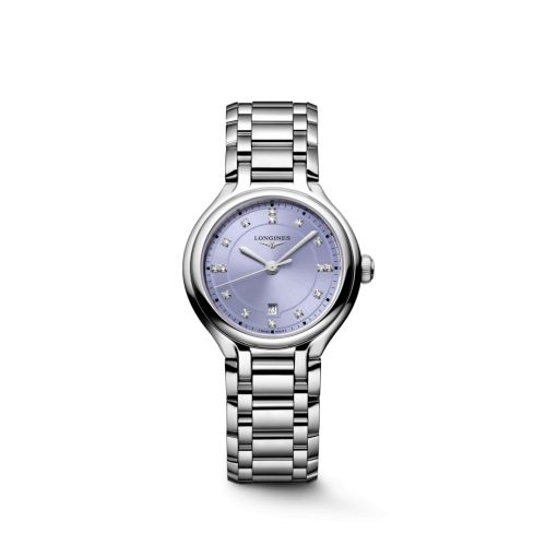 Longines PrimaLuna 30 Stainless Steel / Blue / Bracelet L8.142.4.07.6