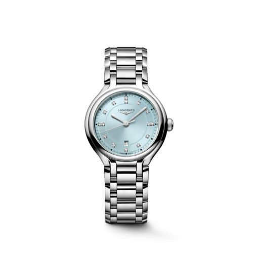 Longines PrimaLuna 30 Stainless Steel / Silver / Bracelet L8.142.4.97.6