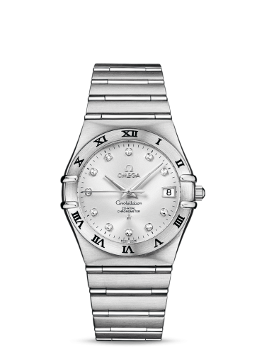Omega Constellation Co-Axial 35.5 Stainless Steel / Silver / 160 Years 111.10.36.20.52.001