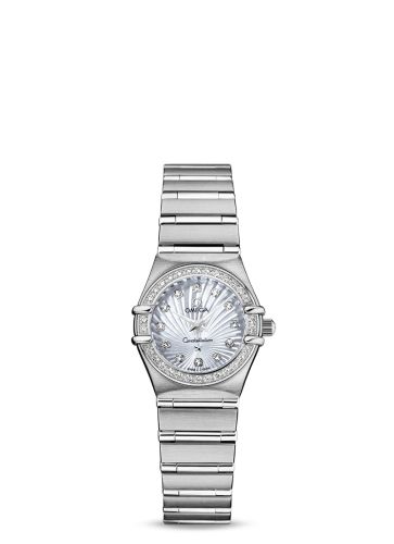 Omega Constellation Quartz 22.5 Stainless Steel / Diamond / MOP / 160 Years 111.15.23.60.55.001