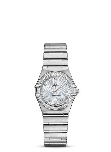 Omega Constellation Quartz 25.5 Stainless Steel / Diamond / MOP / 160 Years 111.15.26.60.55.001