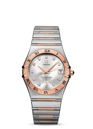 Omega Constellation Automatic 36 Stainless Steel / Red Gold / Beijing Olympics 2008 111.20.36.10.52.002
