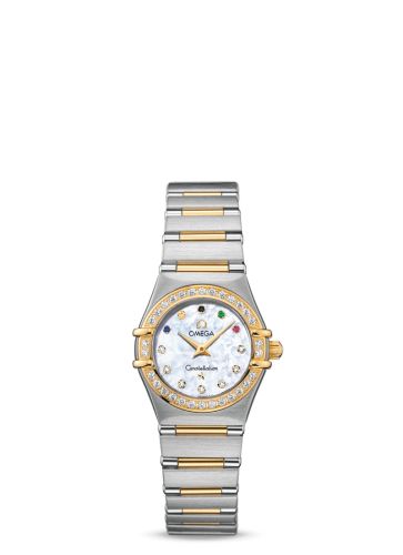 Omega Constellation Quartz 22.5 Stainless Steel / Yellow Gold / Diamond / Beijing Olympics 2008 111.25.23.60.55.001