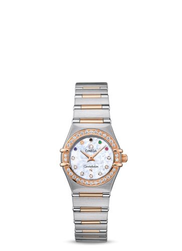 Omega Constellation Quartz 22.5 Stainless Steel / Red Gold / Diamond / Beijing Olympics 2008 111.25.23.60.55.002