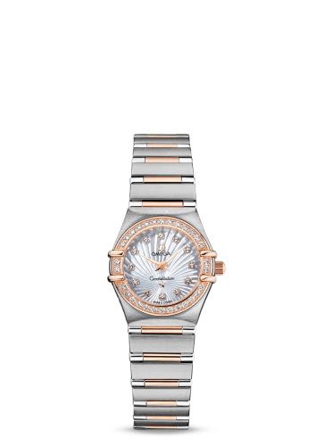 Omega Constellation Quartz 22.5 Stainless Steel / Red Gold / Diamond / MOP / 160 Years 111.25.23.60.55.003