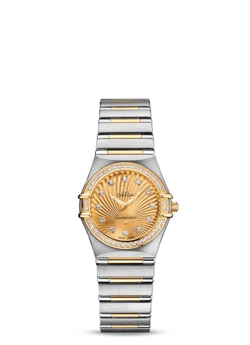 Omega Constellation Quartz 25.5 Stainless Steel / Yellow Gold / Champagne / 160 Years 111.25.26.60.58.001