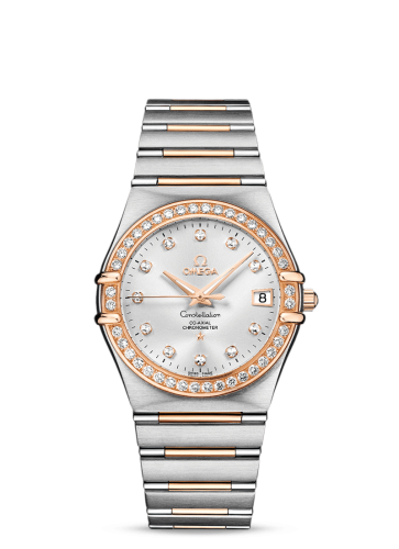 Omega Constellation Co-Axial 35.5 Red Gold / Silver / 160 Years 111.25.36.20.52.001