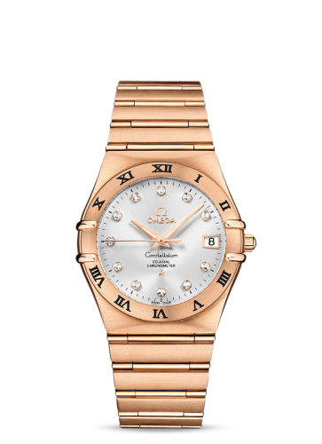 Omega Constellation Co-Axial 35.5 Red Gold / Silver / 160 Years 111.50.36.20.52.001
