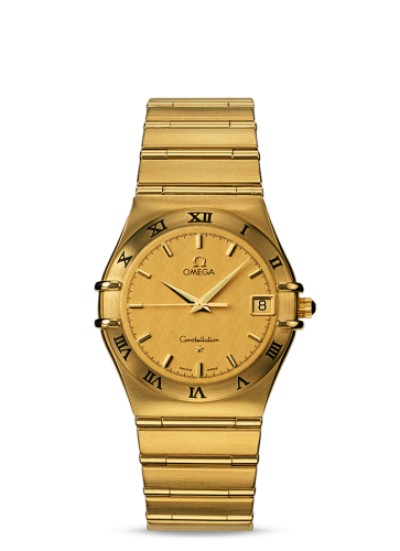 Omega Constellation Quartz 33.5 '95 Yellow Gold / Champagne 1112.10.00