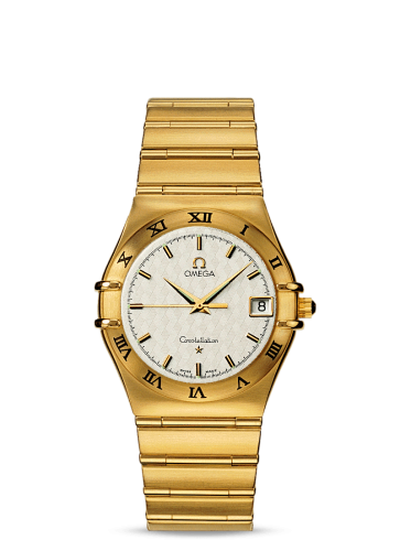 Omega Constellation Quartz 33.5 '95 Yellow Gold / Silver 1112.30.00