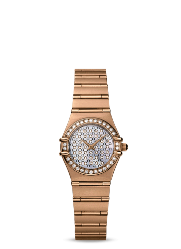 Omega Constellation Quartz 22.5 '95 Red Gold / Diamond / MOP 1156.77.00