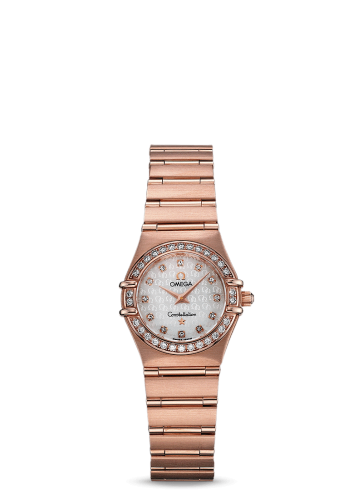Omega Constellation Quartz 22.5 '95 Red Gold / Diamond / MOP 1160.75.00