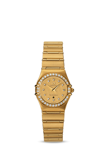 Omega Constellation Quartz 22.5 '95 Yellow Gold / Diamond / Champagne 1167.15.00
