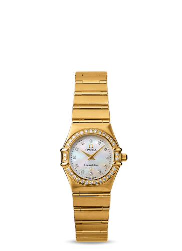 Omega Constellation Quartz 22.5 '95 Yellow Gold / Diamond / MOP 1167.75.00