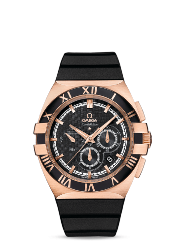 Omega Constellation Co-Axial 41 Chronograph Double Eagle Red Gold / Carbon / Rubber 121.62.41.50.01.001