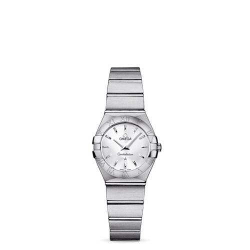 Omega Constellation Quartz 24 Brushed Stainless Steel / Silver 123.10.24.60.02.001