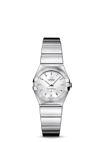 Omega Constellation Quartz 24 Polished Stainless Steel / Silver 123.10.24.60.02.002