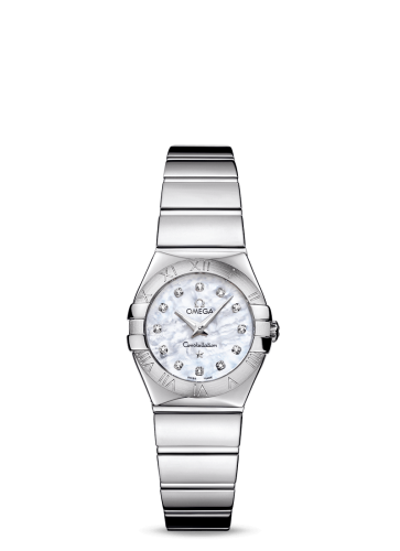 Omega Constellation Quartz 24 Polished Stainless Steel / MOP 123.10.24.60.55.002