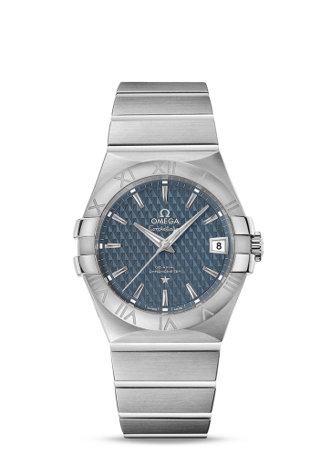Omega Constellation Co-Axial 35 Stainless Steel / Lozenge Blue 123.10.35.20.03.002