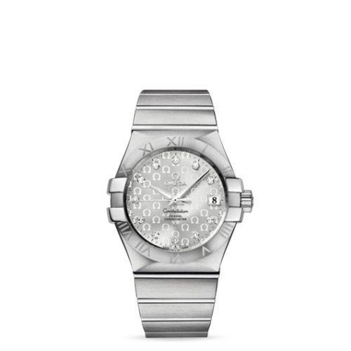 Constellation Co-Axial 35 Stainless Steel / Silver Omega 123.10.35.20.52.002