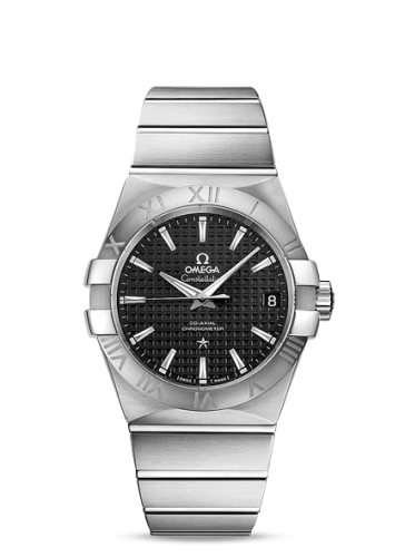 Omega Constellation Co-Axial 38 Stainless Steel / Black 123.10.38.21.01.002