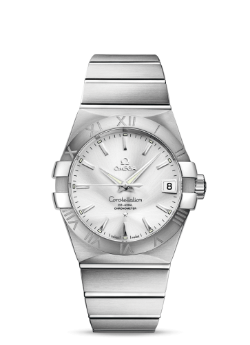 Omega Constellation Co-Axial 38 Stainless Steel / Silver 123.10.38.21.02.001