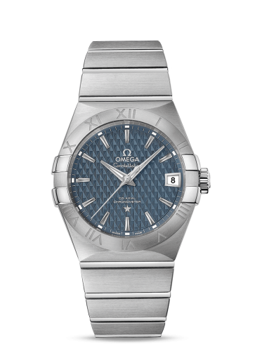 Omega Constellation Co-Axial 38 Stainless Steel / Blue Lozenge 123.10.38.21.03.001
