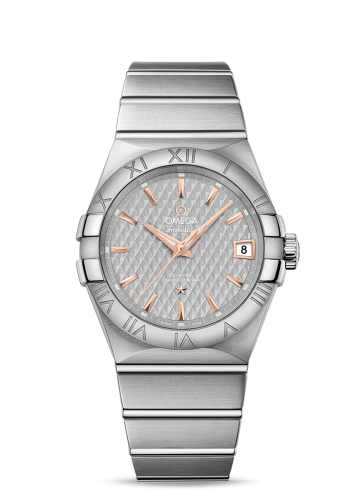 Omega Constellation Co-Axial 38 Stainless Steel / Grey Lozenge 123.10.38.21.06.002