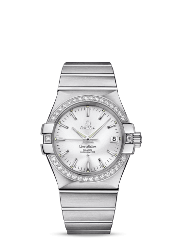 Omega Constellation Co-Axial 35 Stainless Steel / Diamond / Silver 123.15.35.20.02.001