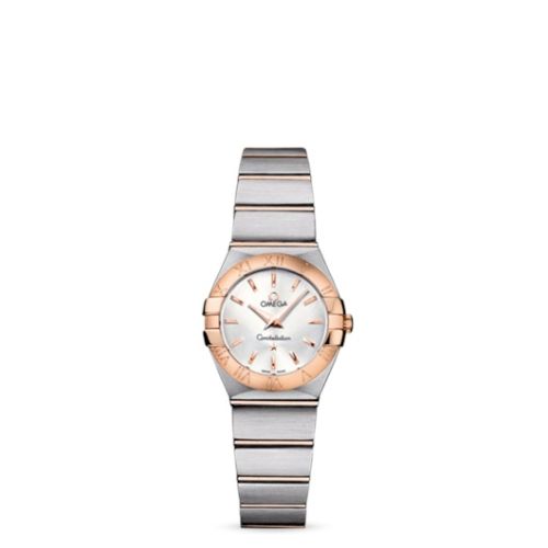 Omega Constellation Quartz 24 Brushed Stainless Steel / Red Gold / Silver 123.20.24.60.02.001