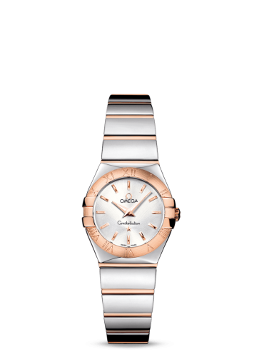 Omega Constellation Quartz 24 Polished Stainless Steel / Red Gold / Silver 123.20.24.60.02.003