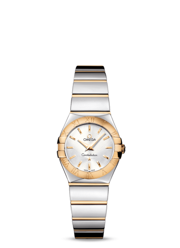 Omega Constellation Quartz 24 Polished Stainless Steel / Yellow Gold / Silver 123.20.24.60.02.004