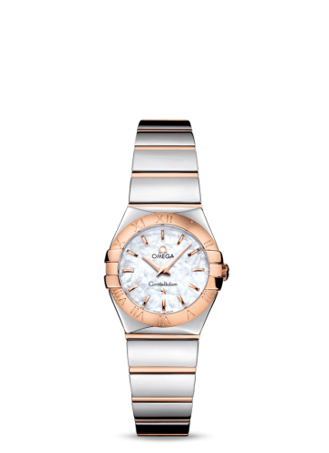 Omega Constellation Quartz 24 Polished Stainless Steel / Red Gold / MOP 123.20.24.60.05.003