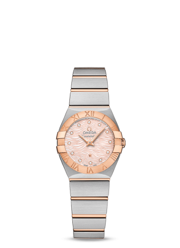 Omega Constellation Quartz 24 Stainless Steel / Red Gold / Pink MOP 123.20.24.60.57.003