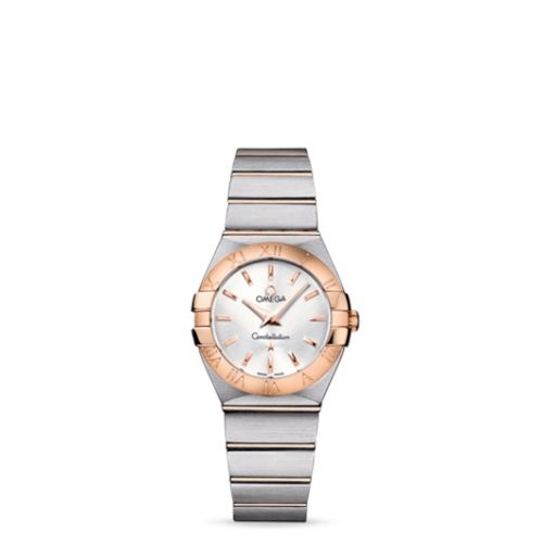 Omega Constellation Quartz 27 Brushed Stainless Steel / Red Gold / Silver 123.20.27.60.02.001