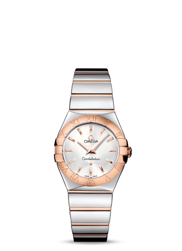 Omega Constellation Quartz 27 Polished Stainless Steel / Red Gold / Silver 123.20.27.60.02.003