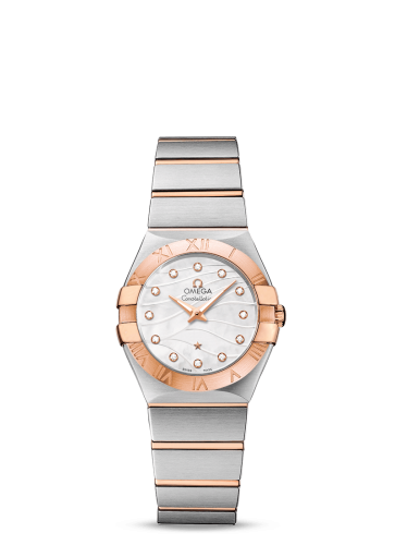 Omega Constellation Quartz 27 Stainless Steel / Red Gold / MOP 123.20.27.60.55.006
