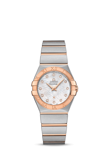 Omega Constellation Quartz 27 Stainless Steel / Red Gold / White MOP 123.20.27.60.55.007
