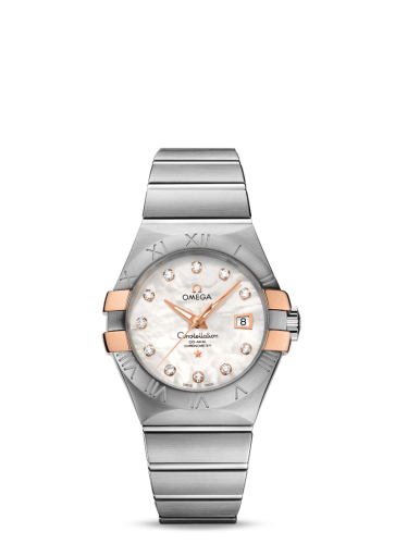 Omega Constellation Co-Axial 31 Stainless Steel / Red Gold Claws / MOP 123.20.31.20.55.003