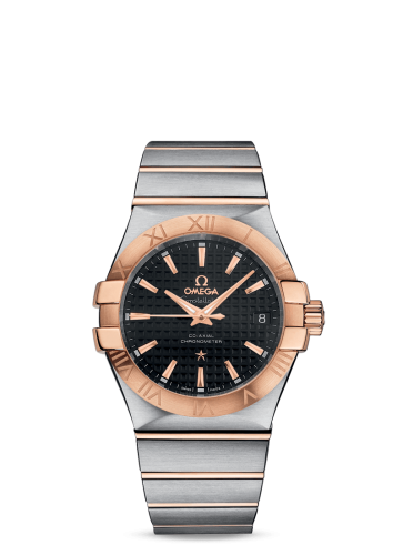 Omega Constellation Co-Axial 35 Stainless Steel / Red Gold / Black 123.20.35.20.01.001