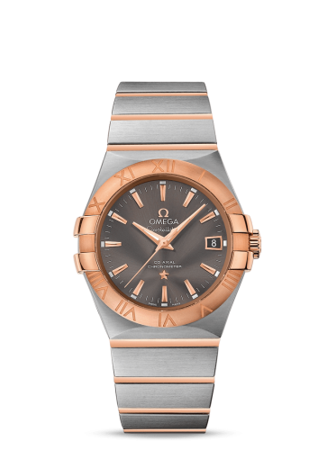 Omega Constellation Co-Axial 35 Stainless Steel / Red Gold / Grey 123.20.35.20.06.002